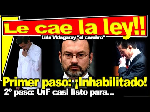 Dan primer paso!! Videgaray inhabilitado, ahora Santiago Nieto trabaja para detenerlo por la FGR