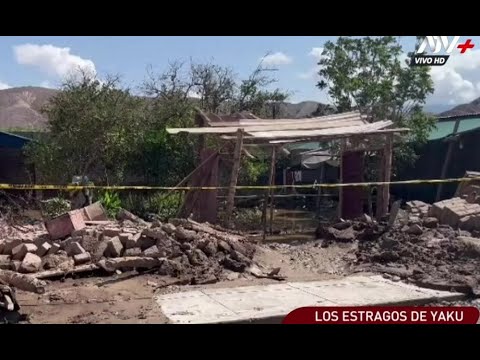 Nasca: Colegio y centro de salud terminaron destruidos por arrasador huaico