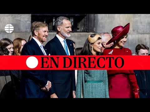 DIRECTO | Los Reyes Felipe y Letizia asisten a la cena de gala ofrecida por los reyes de Holanda