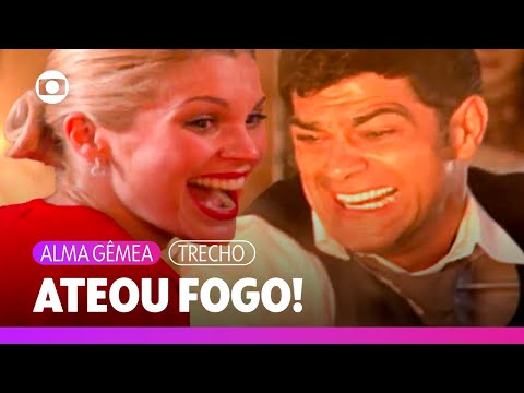 Cristina fica revoltada com Rafael e coloca fogo no ateliê! | Alma Gêmea | TV Globo