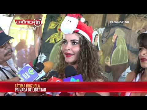 Nicaragua: Privadas de libertad participan en concurso de trajes navideños