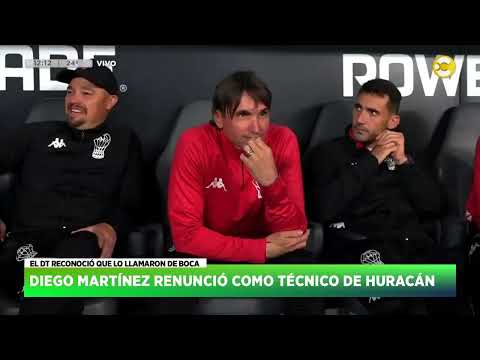Diego Martínez renunció como DT de Huracán ? HNT con Nacho Goano ? 08-12-23