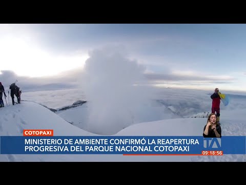 Operadoras de turismo y clubes de montaña podrán realizar el ascenso a la cumbre del Volcán Cotopaxi