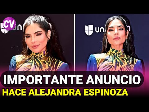 Alejandra Espinoza HACE IMPORTANTE ANUNCIO | LOS DETALLES
