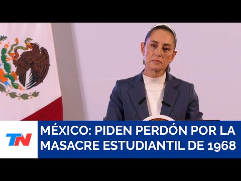 La presidenta de México dio una disculpa pública por la masacre estudiantil de 1968