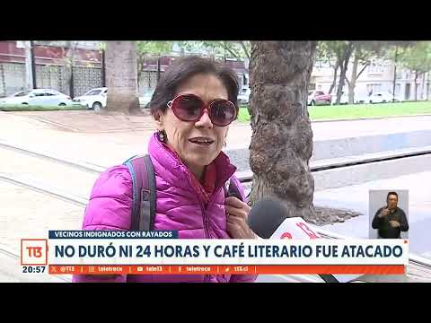 Vandalizan Café Literario a menos de un día de su inauguración