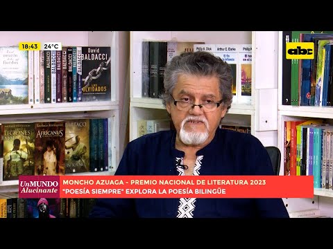 Moncho Azuaga, ganador del Premio Nacional de Literatura 2023
