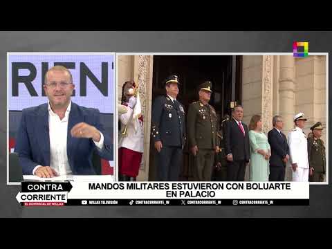 Contra Corriente - MAR 31 - MANDOS MILITARES ESTUVIERON CON BOLUARTE EN PALACIO | Willax