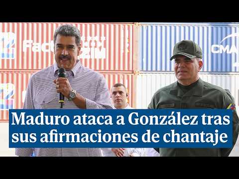 Maduro ataca a Edmundo González tras sus afirmaciones de que fue chantajeado por el chavismo