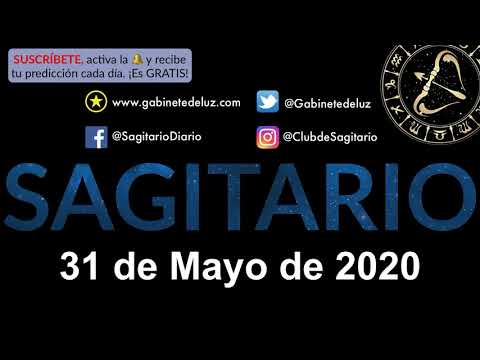 Horóscopo Diario - Sagitario - 31 de Mayo de 2020