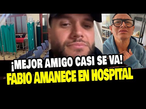 FABIO AGOSTINI SE AMANECE EN HOSPITAL POR AYUDAR A SU MEJOR AMIGO WALTER PICO