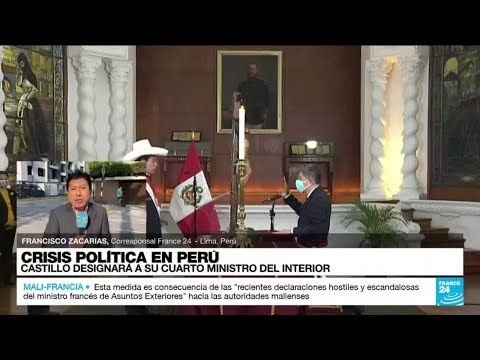 Informe desde Lima: Pedro Castillo designará a su cuarto ministro del Interior