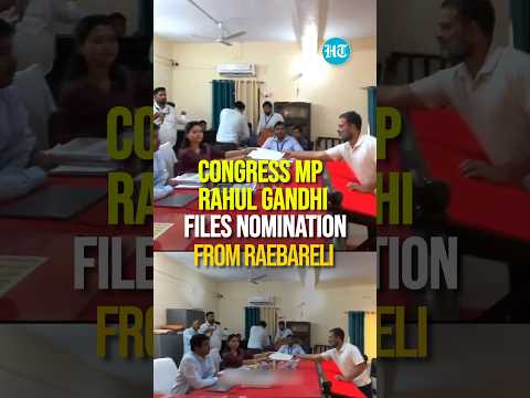Congress MP Rahul Gandhi Files Nomination From Raebareli | Lok Sabha Polls