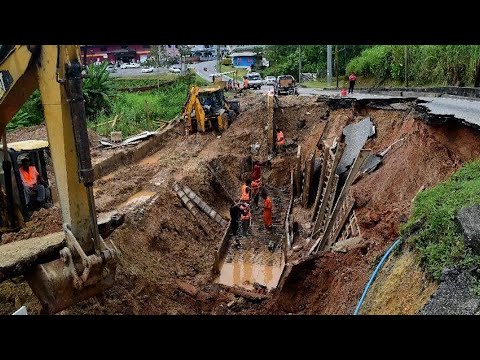 8-Day Estimate To Restore Brazil Talparo Main Road