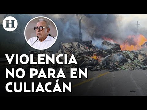 ¡Se registran nuevos enfrentamientos en Culiacán! Gobernador Rubén Rocha llama a retomar actividades