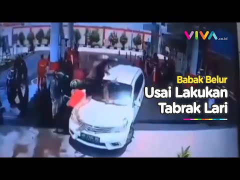 Heboh! Mobil Nissan Livina Tabrak Lari di Solo