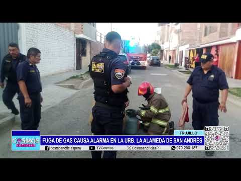 Trujillo: fuga de gas causa alarma en la Urb. La Alameda de San Andrés