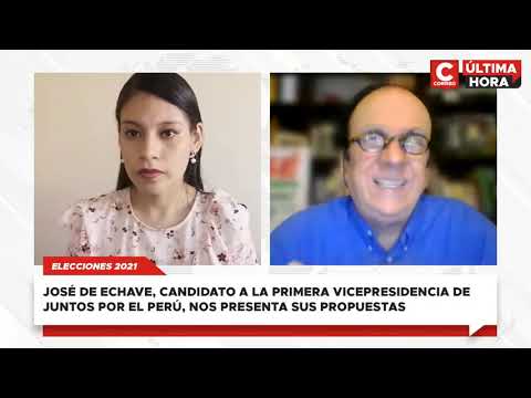 Entrevista a José De Echave, candidato a la primera vicepresidencia de Juntos Por el Perú