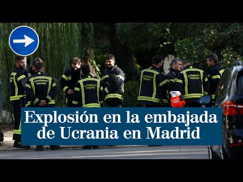 Un herido en la embajada de Ucrania en Madrid por la explosión de un artefacto oculto en un sobre