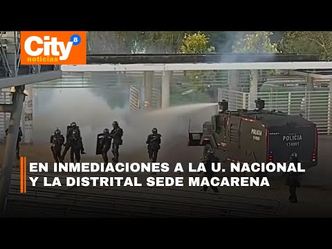 Nueva jornada de manifestaciones y bloqueos por universitarios en Bogotá | CityTv