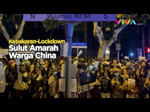 Kebakaran di Xinjiang Percik Amarah Warga China! Lautan Manusia Protes Lockdown