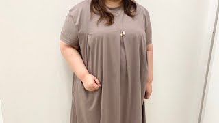 接触冷感 大きいサイズ A V V Eur3 タックディテールひんやりワンピース Eur3 エウルキューブ オフィシャルサイト 接触冷感 大きいサイズ A V V Eur3 タックディテールひんやりワンピース Eur3 エウルキューブ オフィシャルサイト