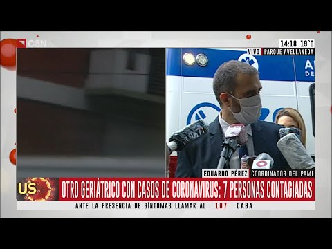 7 personas contagiadas en un geriátrico de Parque Avellaneda: habla Eduardo Pérez