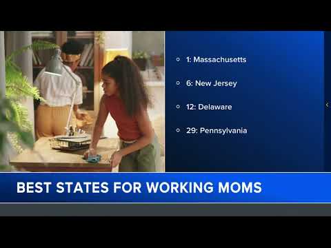 New Jersey ranked 6th best state for working moms, study shows
