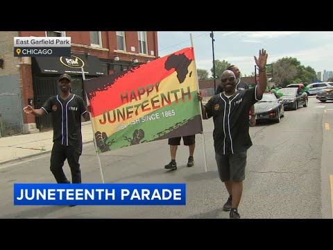 10th annual Chicago Juneteenth Parade held in Garfield Park