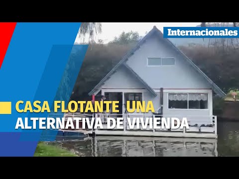 Casa flotante, alternativa de vivienda en regiones más necesitadas de Colombia