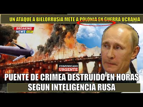 Puente de CRIMEA sera destruido en las proximas horas segun la inteligencia rusa