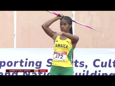 CARIFTA Games 2024 Grenada | Girls Javelin Throw Under 17 Final Round