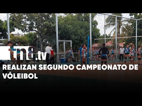 Desarrollan segundo campeonato de vóleibol sala de los Juegos Juveniles 2022 - Nicaragua