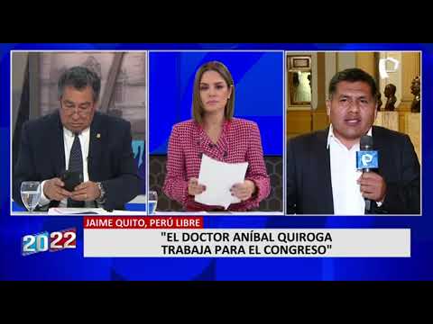 Quiroga: Cuestión de confianza presentada por Aníbal Torres esta fuera del marco constitucional