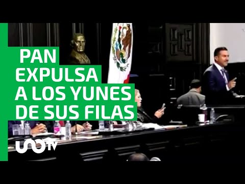 PAN expulsa a Yunes Linares, Yunes Márquez y Natividad Díaz de sus filas