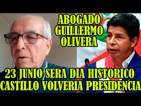 ABOGADO GUILLERMO OLIVERA SE VOLVIO REUNIR CON PEDRO CASTILLO DE URGENCIA PARA PLANTEAR SU DEFENSA..