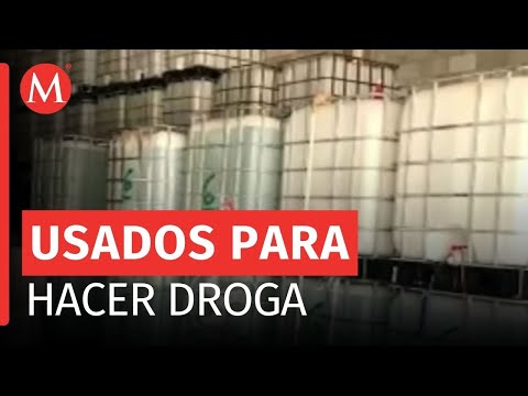 Autoridades decomisan 100 toneladas de precursores químicos en Sinaloa