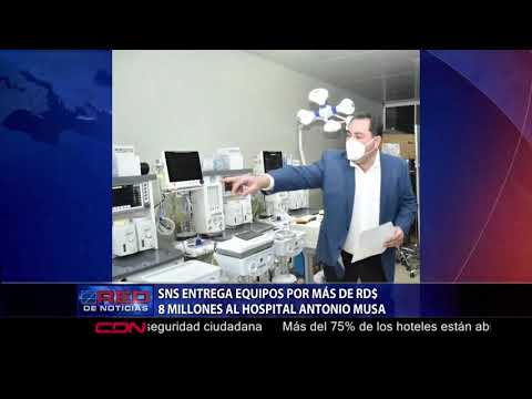 SNS entrega equipos al Hospital Antonio Musa por más de RD$8 millones