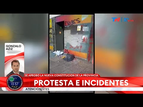 MAR DEL PLATA I Destrozaron un local del PRO en apoyo a la protesta en Jujuy