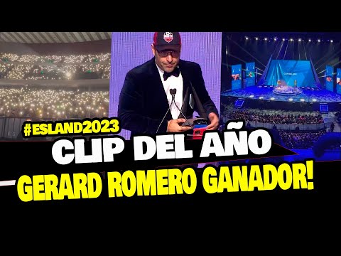 ESLAND 2023: GERARD ROMERO GANÓ AL MEJOR CLIP DEL AÑO Y CELEBRARON A LO GRANDE