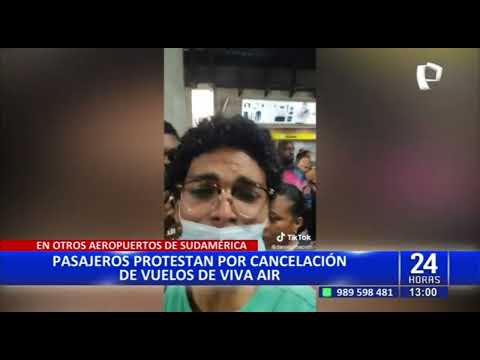 Viva Air: Pasajeros de todo Sudamérica protestan por cancelación de vuelos
