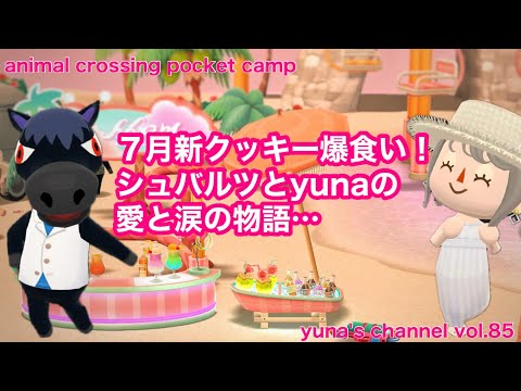 【ポケ森コンプリート】７月新クッキー爆食い！シュバルツとyunaの愛と涙の物語…