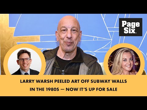 Larry Warsh peeled Keith Haring's art off subway walls in the 1980s — now it’s going up for sale