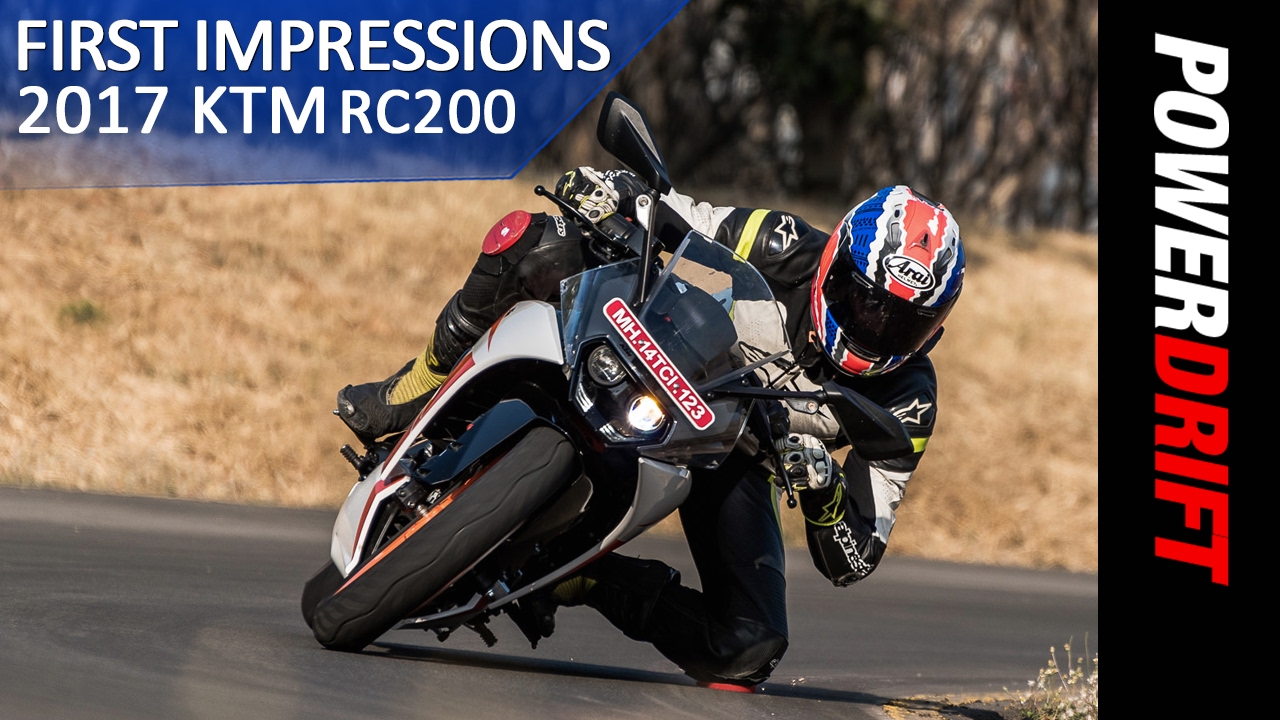 KTM RC200 (2017) : First Ride Impressions : PowerDrift