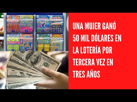 Una mujer ganó 50 mil dólares en la lotería por tercera vez en tres años