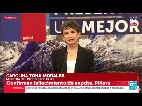 Gobierno chileno confirma el fallecimiento del expresidente Sebastián Piñera • FRANCE 24 Español