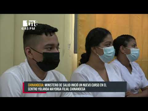 MINSA apertura curso de auxiliares hospitalarios en Chinandega - Nicaragua