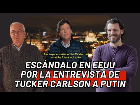 Escándalo en EE UU por el encuentro entre Putin y Tucker Carlson