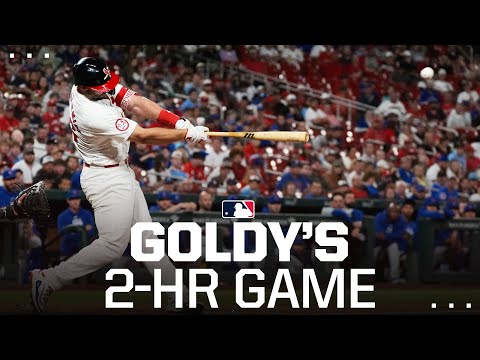 Goldy Hour! Paul Goldschmidt homers TWICE for the Cardinals!