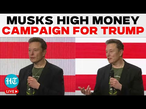 Elon Musk LIVE | Musks High Money, Solo Campaign For Donald Trump | Musk Trump Rally | US Elections